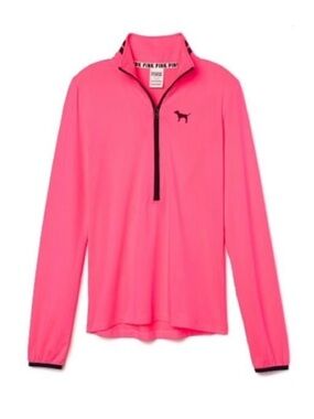 Victoria's Secret Pink Ultimate Half Zip NWT Large